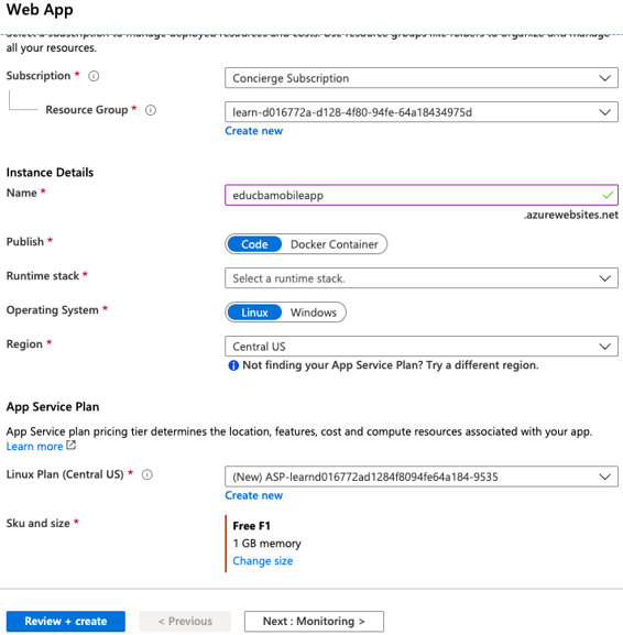 Azure moblie app - 7