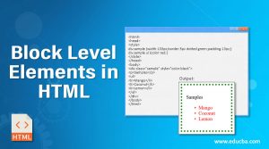 Block Level Elements in HTML | A Quick Guide to Block Level Elements