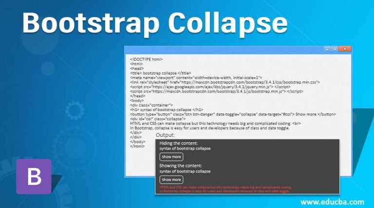 Bootstrap Collapse | Know Working Use Of Bootstrap Collapse