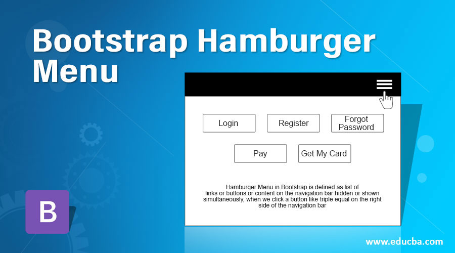 predlagač nepristupačan Stroj za primanje  Bootstrap Hamburger Menu | How Hamburger Menu works in Bootstrap?