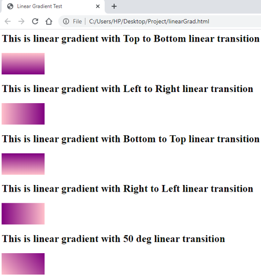 CSS Gradient Generator - 1