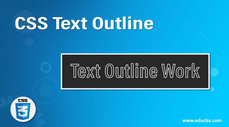 css add text outline