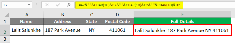 Carriage Return in Excel | How to Insert Carriage Return in Excel?