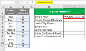 Confidence Interval in Excel | Process to Find Out Confidence Interval