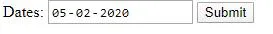 Date in HTML 1-1