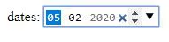 Date in HTML 1-2