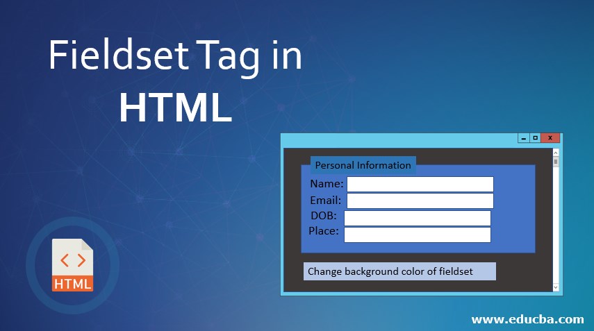 Fieldset Tag in HTML