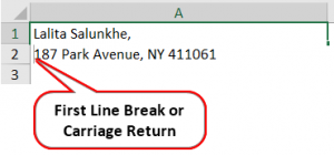 Carriage Return in Excel | How to Insert Carriage Return in Excel?