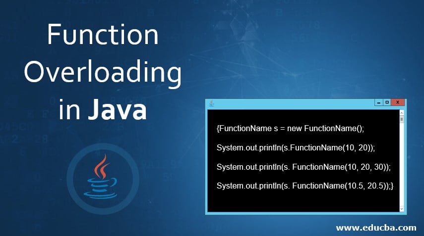 Function Overloading in Java  Examples of Function Overloading in Java