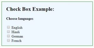 HTML Checkbox Tag | How to Build a Checkbox Tag in HTML