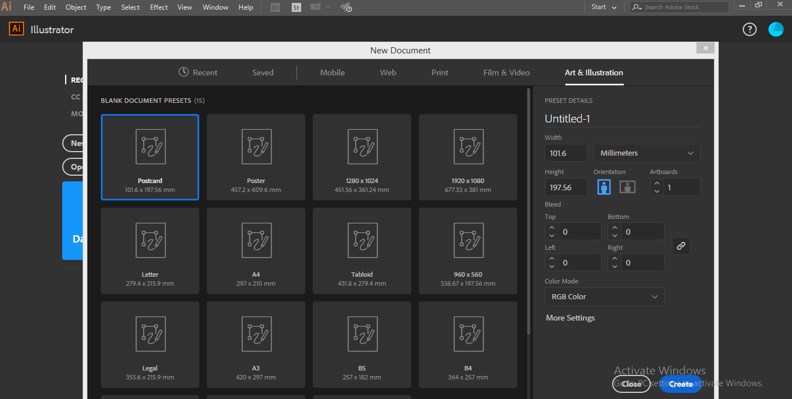 Setting the parameter