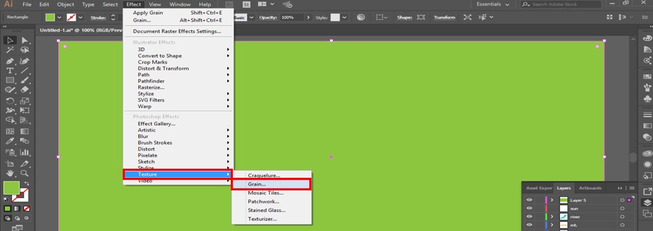 How to Add Texture in Illustrator -23