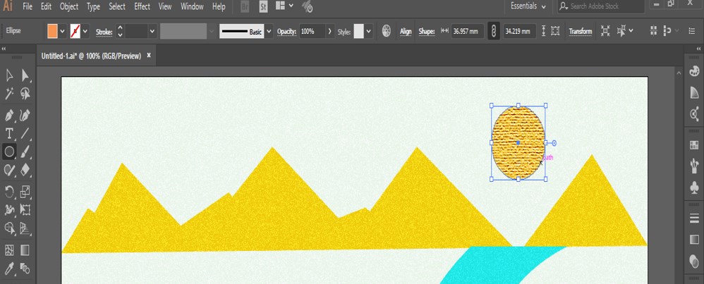 How to Add Texture in Illustrator -26