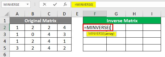 Inverse of a 4X4 Matrix 2-3