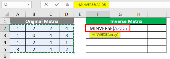Inverse of a 4X4 Matrix 2-4