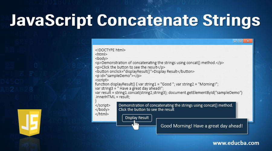 JavaScript Concatenate Strings Examples Of Concatenate Strings