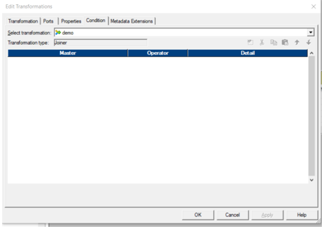 Joiner Transformation in Informatica 6