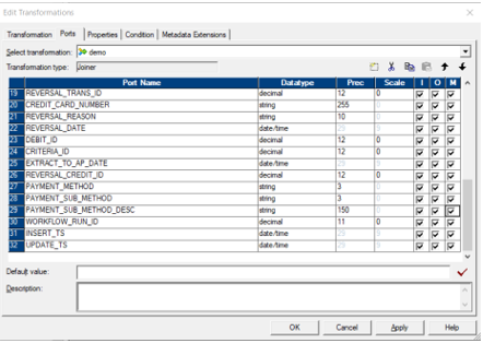 Joiner Transformation in Informatica 8