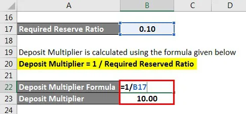 Multiplier Formula - 1.4