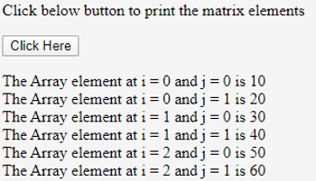 Nested Loop in JavaScript