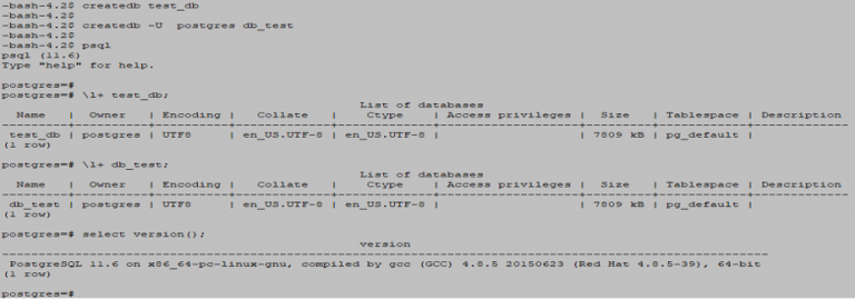 PostgreSQL Database | How to Create, Drop Database in PostgreSQL