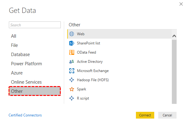 Power BI Connections Example 6