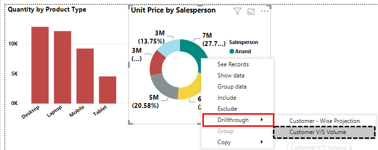 Power BI Drillthrough Example23