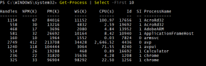 PowerShell Get-Process | Parameters in PowerShell Get-Process