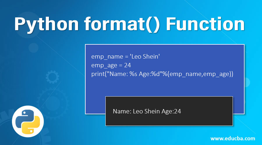 python formatter example