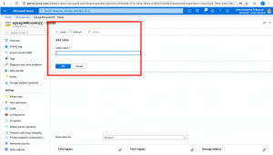 Tables in Azure | Create and Manage the Table Using Azure Portal