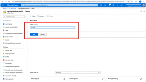 Tables in Azure | Create and Manage the Table Using Azure Portal