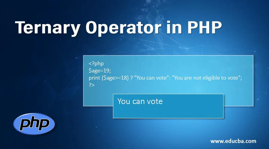 Ternary Operator in PHP