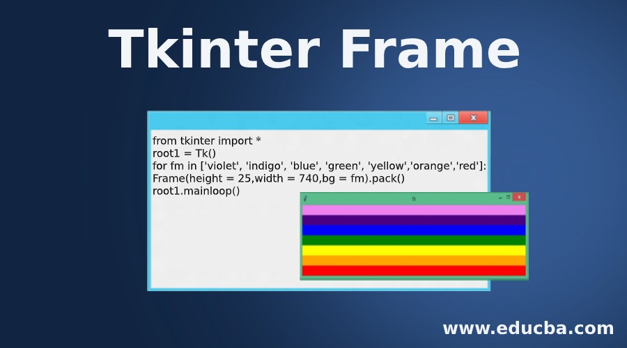 Tkinter Frame Concise Guide to Tkinter Frame Options