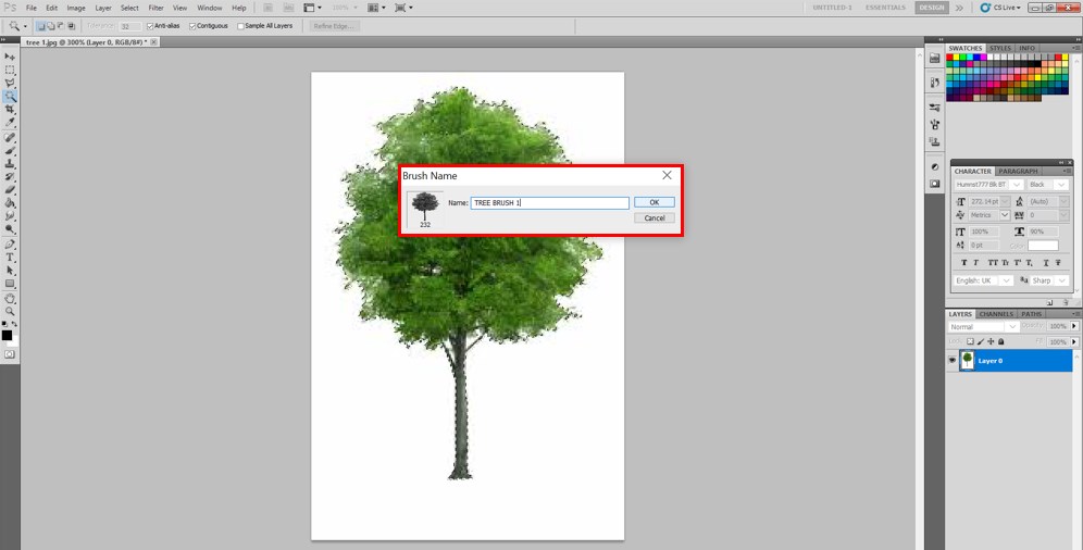 Tree Brush: \