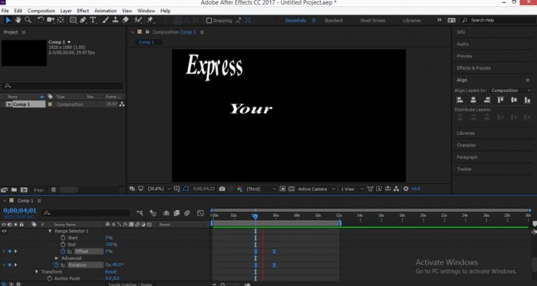 Typography in After Effects | How to Create Typography in After Effect?