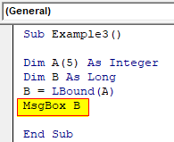 Msgbox function Example 3-5