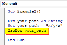 Msgbox function Example 2-4