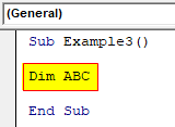 VBA Object Required Example 3-2