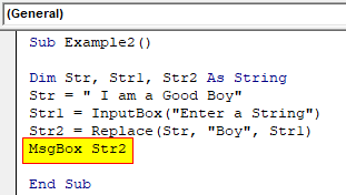 Msgbox function Example 2-6