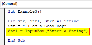 Input Box function Example 3-4