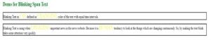CSS Blinking Text | Learn How does Blinking Text work in CSS?