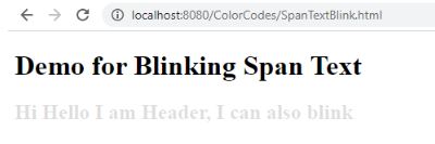 CSS Blinking Text | Learn How does Blinking Text work in CSS?