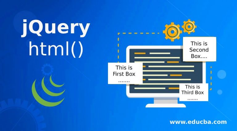 jQuery html() | Working and Examples to Implement jQuery html() Method