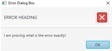 Error box