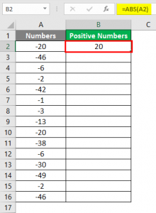 How To Make A Negative Number Positive Excel