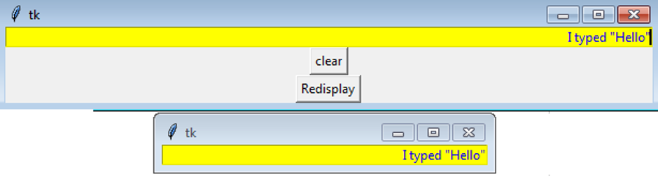 python tkinter icursor example