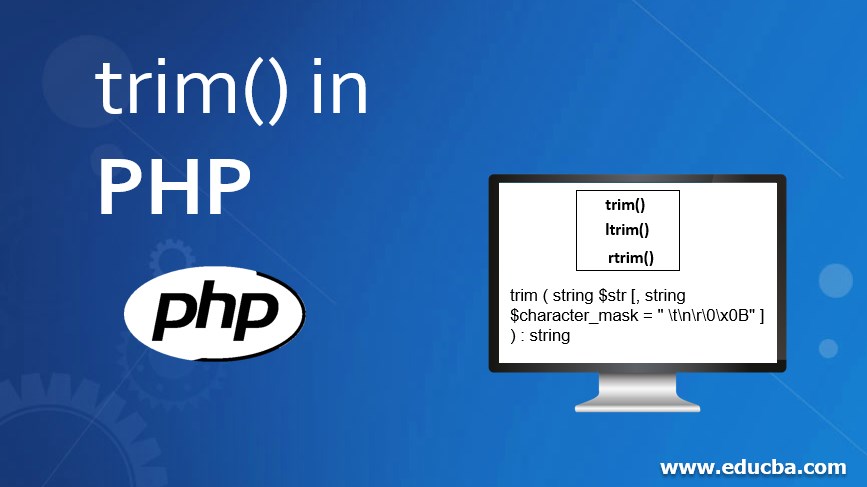 trim() in PHP