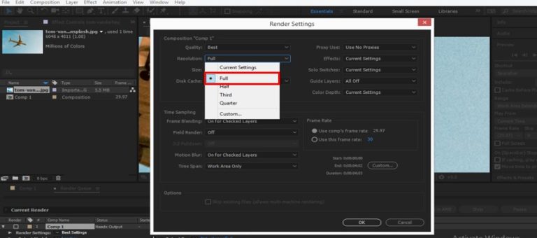 After Effects Render | How to Render Animation Video in Afer Effects?