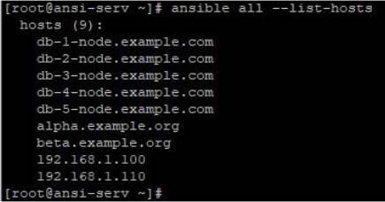 Ansible Inventory output 12
