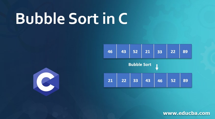 bubble--sort in c.